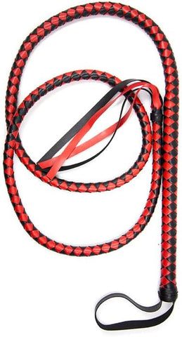 iZEN Long Bull whip Riding crops and whips sexy whip for women, riding crops and whips costume, Halloween floggers and whips faux leather whip paddle for practice bullwhip